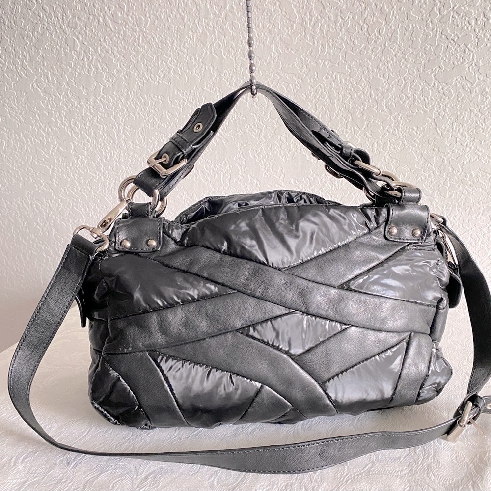 Cynthia Rowley Nylon Leather 2 Way Multi Purpose Bag
